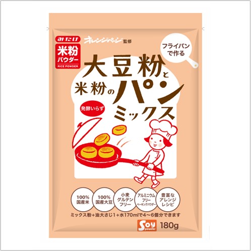 オレンジページ大豆粉と米粉のパンミックス 180g×12