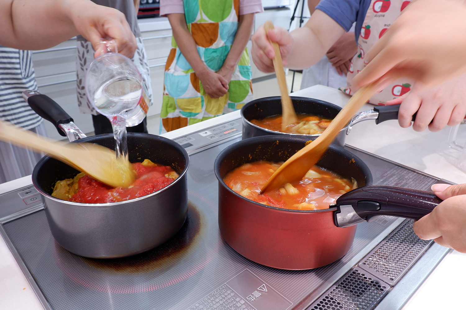 カレーの調理実習